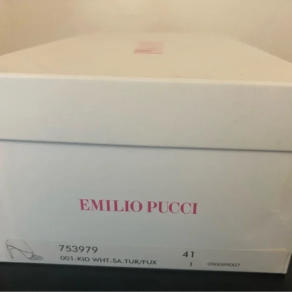 Emilio Pucci High Heeled Sandals Size 41 New in Box - Picture 14 of 16